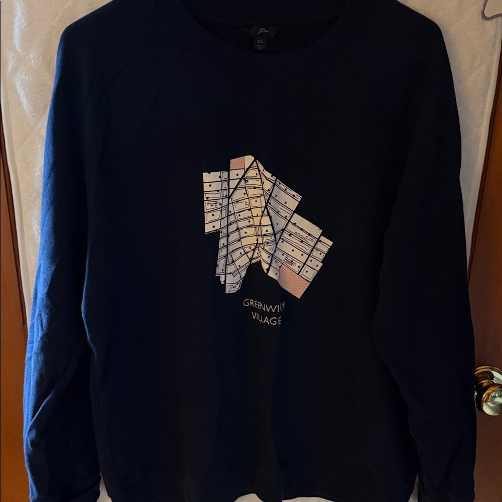 J. Crew Classic Blue Crewneck sweatshirt
XL